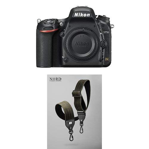 Nikon D750 FX-format Digital SLR Camera Body with Universal Camera Strap with Quick Release System