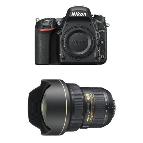 Nikon D750 FX-format Digital SLR Camera Body with AF-S NIKKOR 14-24mm f/2.8G ED