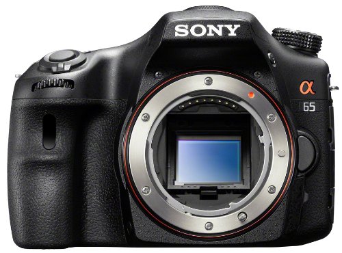 Sony SLT-A65V 24.3 MP Digital SLR with Translucent Mirror Technology - Body Only