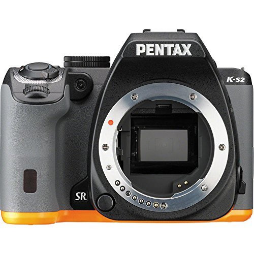 Pentax K-S2 DSLR Camera (Black Orange Body Only)