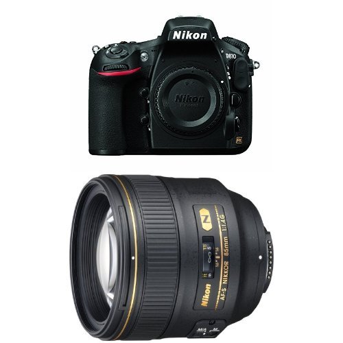 Nikon D810 Digital SLR Camera w AF-S Nikkor 85mm F1.4G Lens Bundle