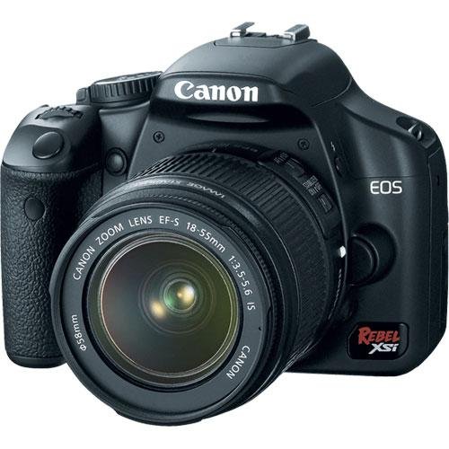 Canon Rebel XSi DSLR Camera with EF-S 18-55mm f/3.5-5.6 IS Lens (OLD MODEL)