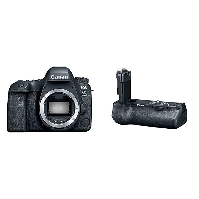 Canon EOS 6D Mark II Digital SLR Camera Body + Battery Grip