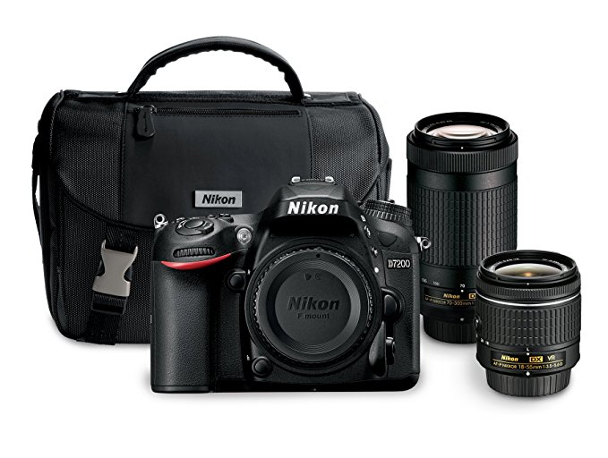 Nikon D7200 24.2 MP Dual Zoom Lens Kit with 3.2