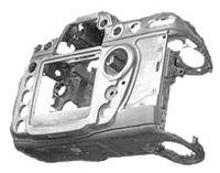 The Nikon D200's chassis